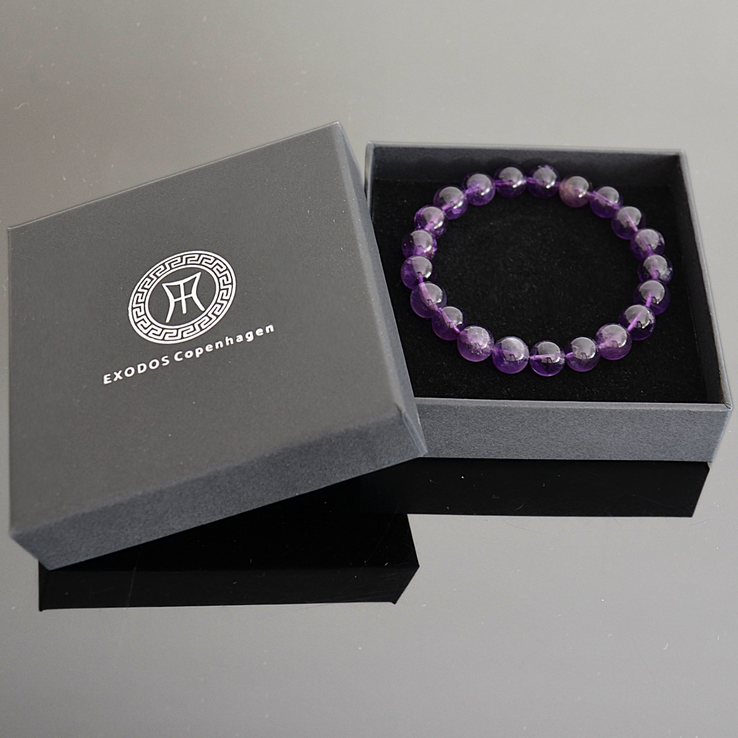 High Grade Amethyst Beaded Bracelet