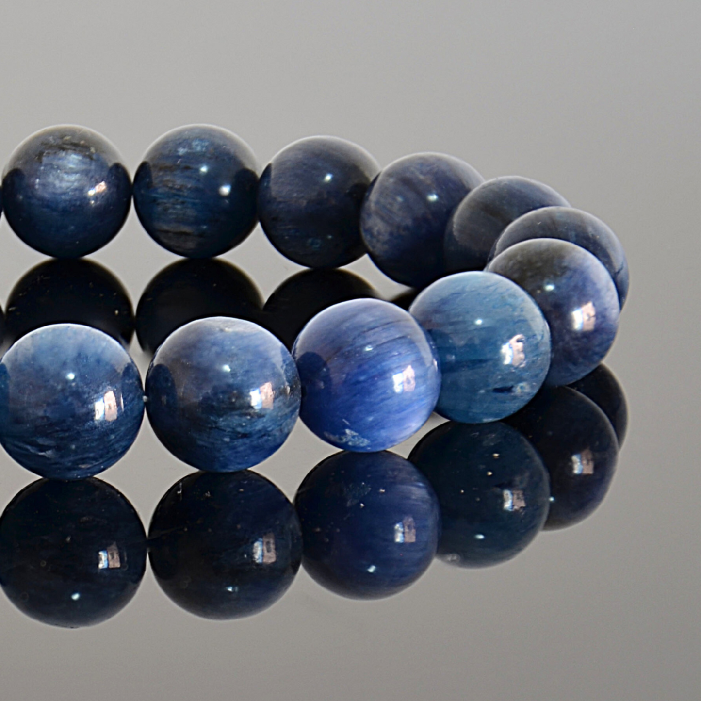 Men’s Blue Kyanite Bracelet - Premium Deep Ocean Shine
