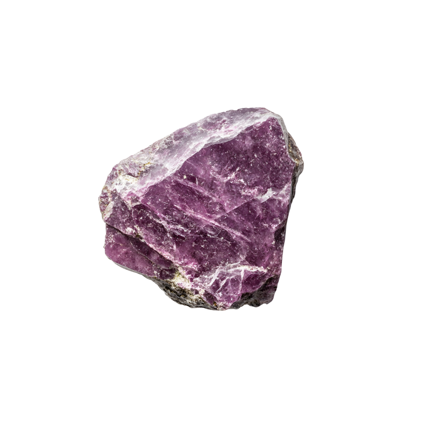 Faceted Purple Lepidolite Bracelet - Natural Shimmer & Texture