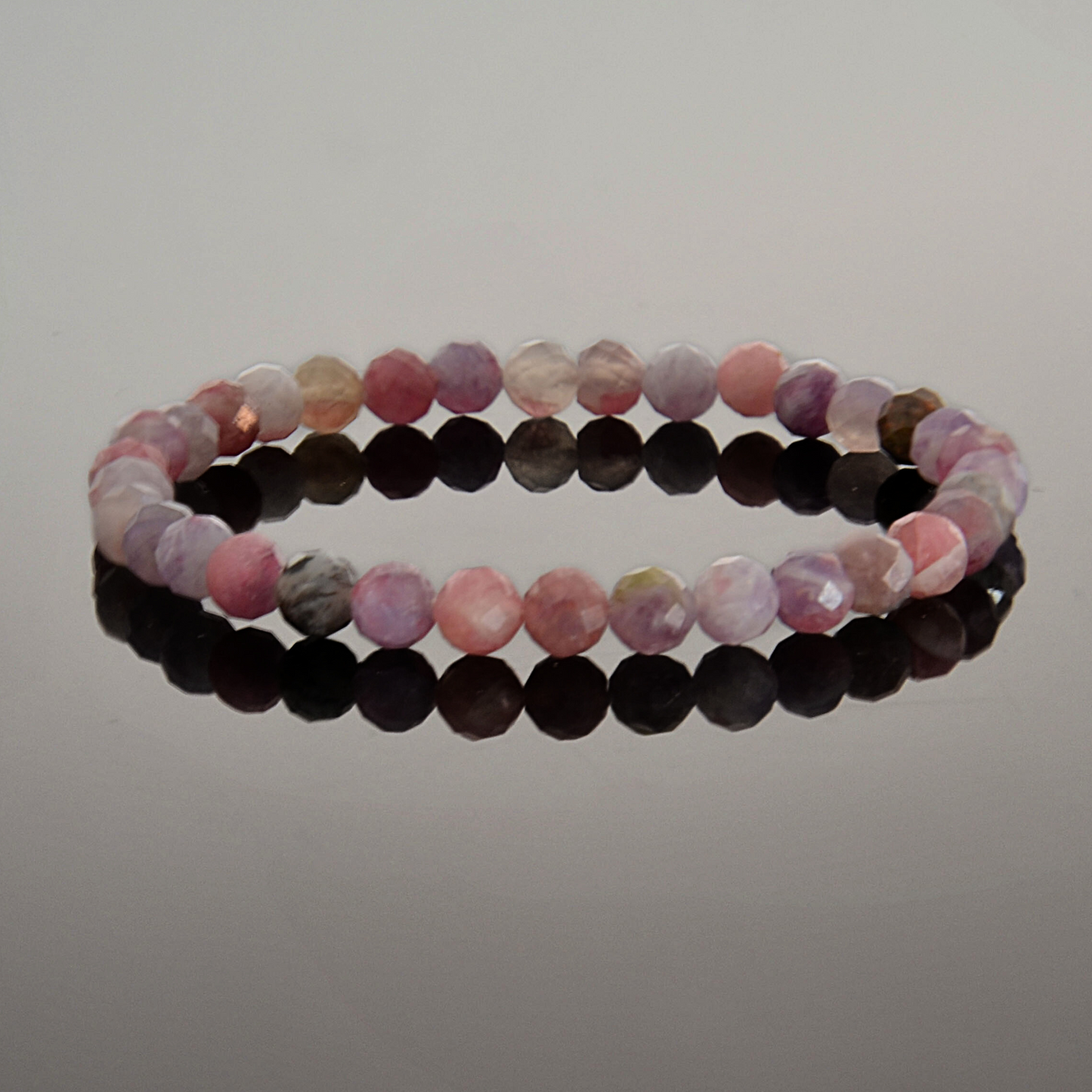 Multicolor Tourmaline Beaded Bracelet