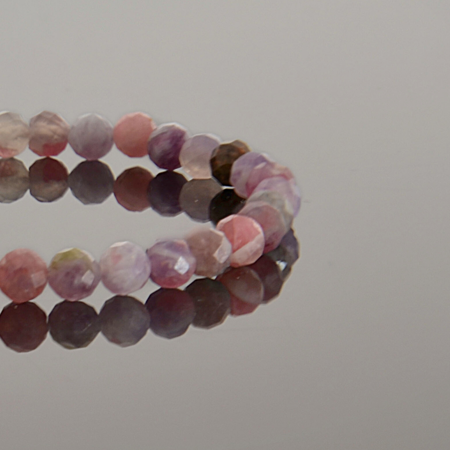 Multicolor Tourmaline Beaded Bracelet