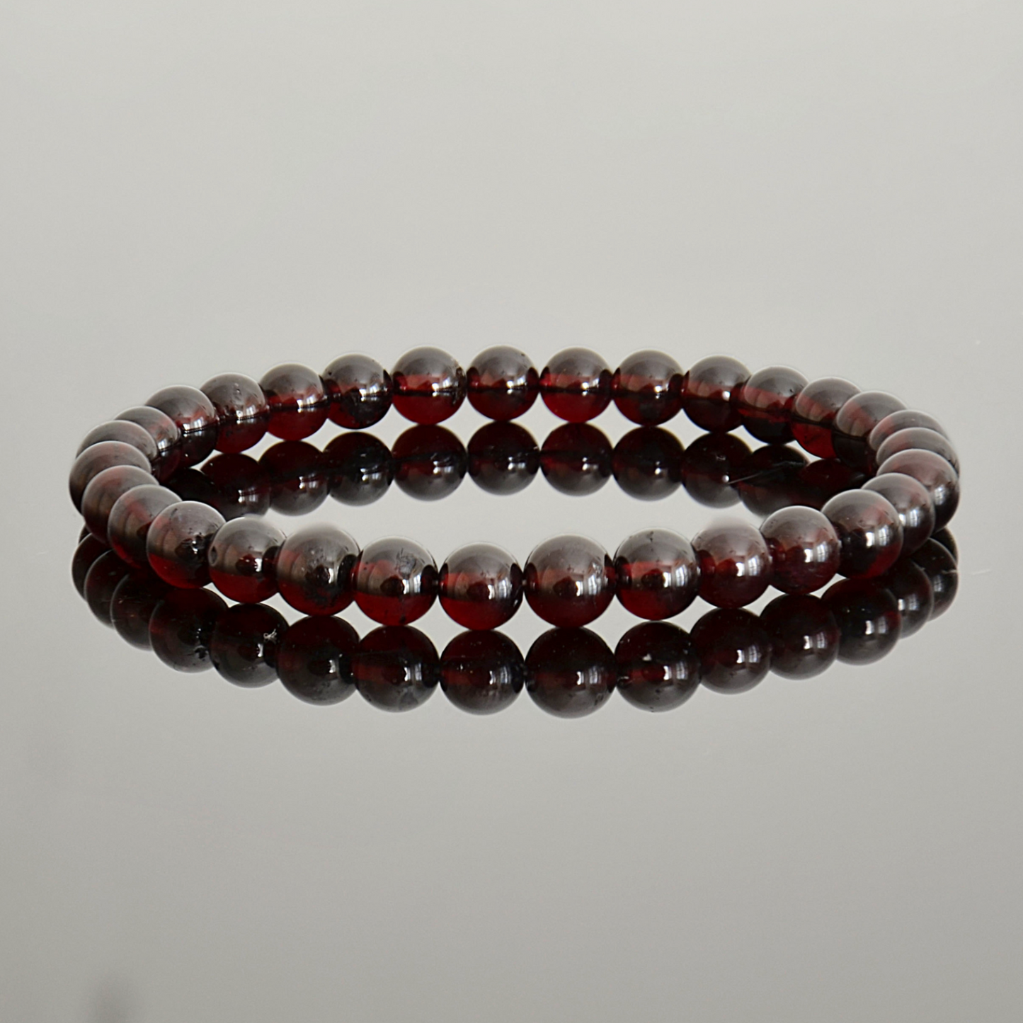 genuine custom sized garnet bracelet